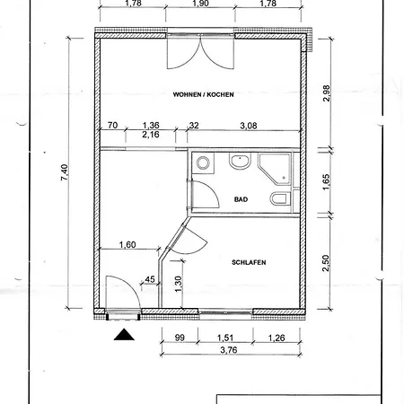 Ruhige In Mueritz アパート グラール・ミューリッツ
